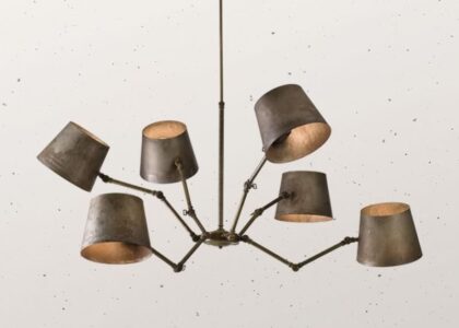Il Fanale Reporter Lampa Wisząca 271.04.Of Włoskie Lampy Wykonane Z Mosiądzu