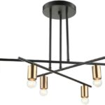 Italux Normani MDM3658/6 BK+BRO