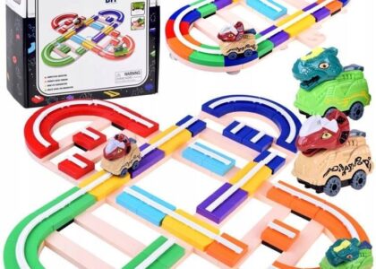 Jokomisiada Zbuduj Tor Samochodowy Auto Dinozaur 143Ele Za4195