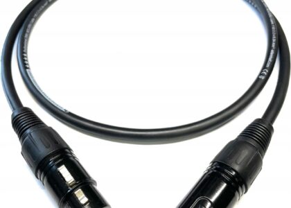 Kabel Przewód DMX Aes/ebu Do Świateł 3 Pin 1m