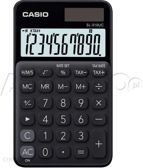 Kalkulator 10pozycyjny czarny SL-310UC-BK-S Casio