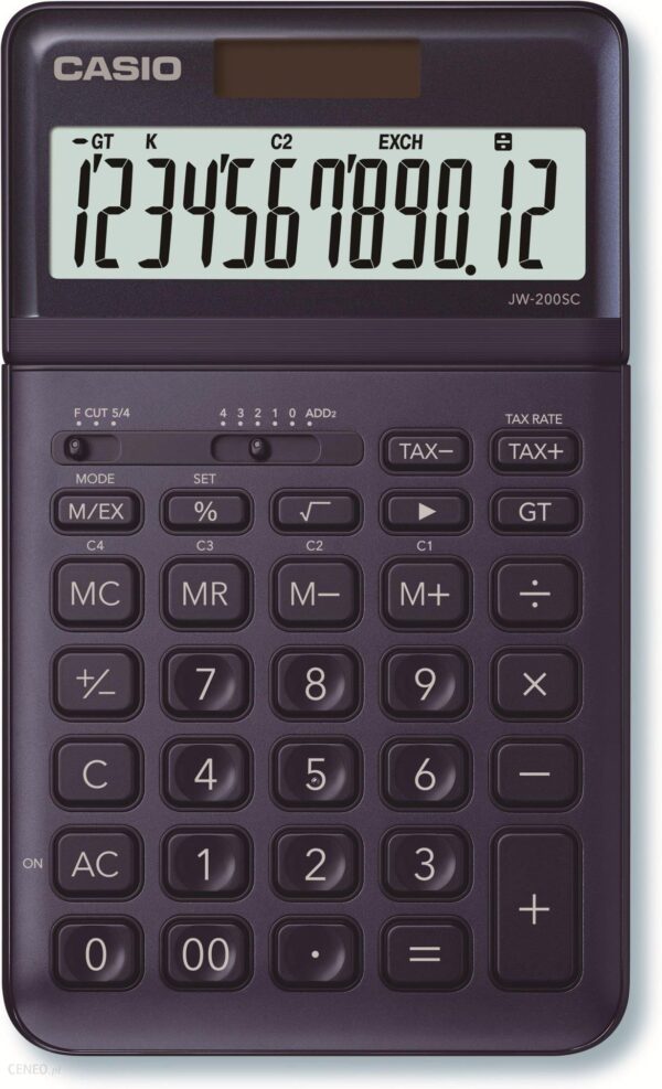 Kalkulator 12 poz granatowy JW-200SC Casio Stylish