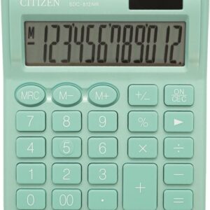 Kalkulator Biurowy Citizen Sdc-812Nrgre 12-Cyfrowy 127X105mm Zielony