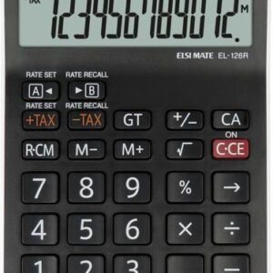 Kalkulator SHARP EL126RWH Czarny