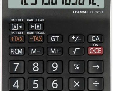 Kalkulator SHARP EL126RWH Czarny