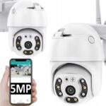 Kamera Zewnętrzna Obrotowa Wifi Ip 4X Zoom Sd 5Mpx