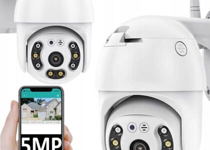 Kamera Zewnętrzna Obrotowa Wifi Ip 4X Zoom Sd 5Mpx