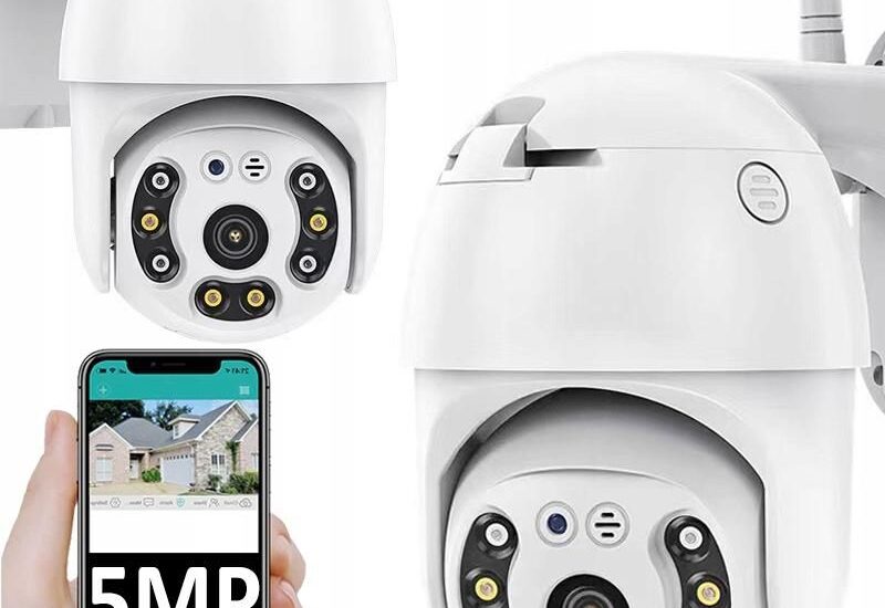 Kamera Zewnętrzna Obrotowa Wifi Ip 4X Zoom Sd 5Mpx