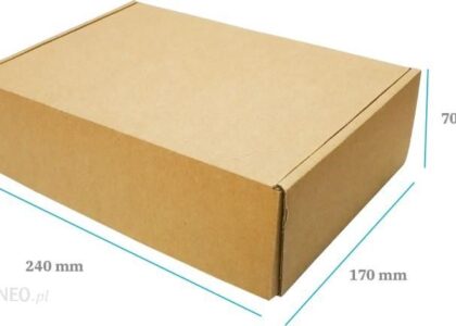 Karton Fasonowy Brązowy 240X170X70 Mm 20 Sztuk