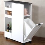 Kesper Niemcy Szafka Łazienkowa Regał Kuchenny Na Kółkach 60X25X86Cm Biały