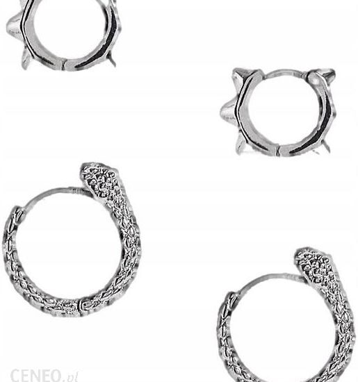 Kolczyki 2-PACK Struktura 6IV NC1