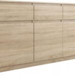 Komoda 98CM Szafka 3 Szuflady Sonoma Producent Pl