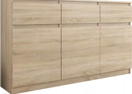 Komoda 98CM Szafka 3 Szuflady Sonoma Producent Pl