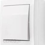 Kontakt Simon Łącznik Schodowy Natynkowy Ip-44 10Ax Biały ACW6X11