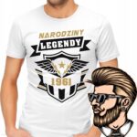 Koszulka na urodziny 40 50 60 70 80 lat