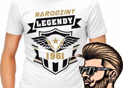 Koszulka na urodziny 40 50 60 70 80 lat