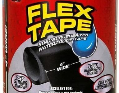 Kuala Taśma klejąca wodoodporna Flex Tape Czarna