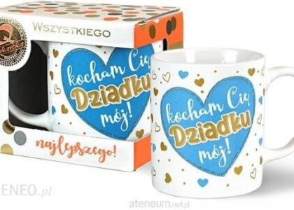 Kukartka Kubek Premium Q Kocham Cię Dziadku