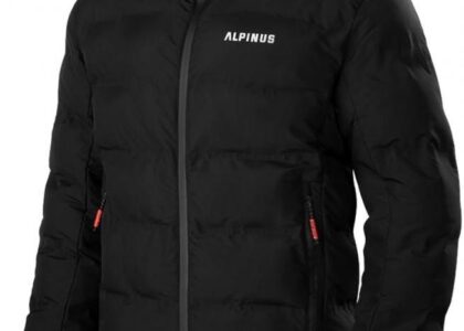 Kurtka puchowa męska zimowa Alpinus Fruggen czarny