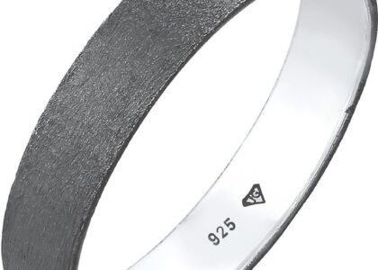 Kuzzoi Pierścień Męski Minimal Basic Friendship W Srebrze 925 Sterling Silver Biżuteria Męska Męskie