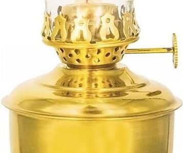 Lampka olejna kaganek liturgia mosiądz