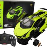 Leantoys Zestaw Klocków Konstrukcyjnych Auto R/C 1:18 Lamborghini Sian Fkp 37 Rastar