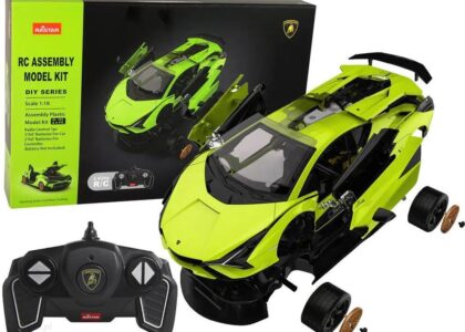 Leantoys Zestaw Klocków Konstrukcyjnych Auto R/C 1:18 Lamborghini Sian Fkp 37 Rastar