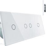 Livolo Włącznik Dotykowy Czterokrotny 1+2+1 B VLC7012161