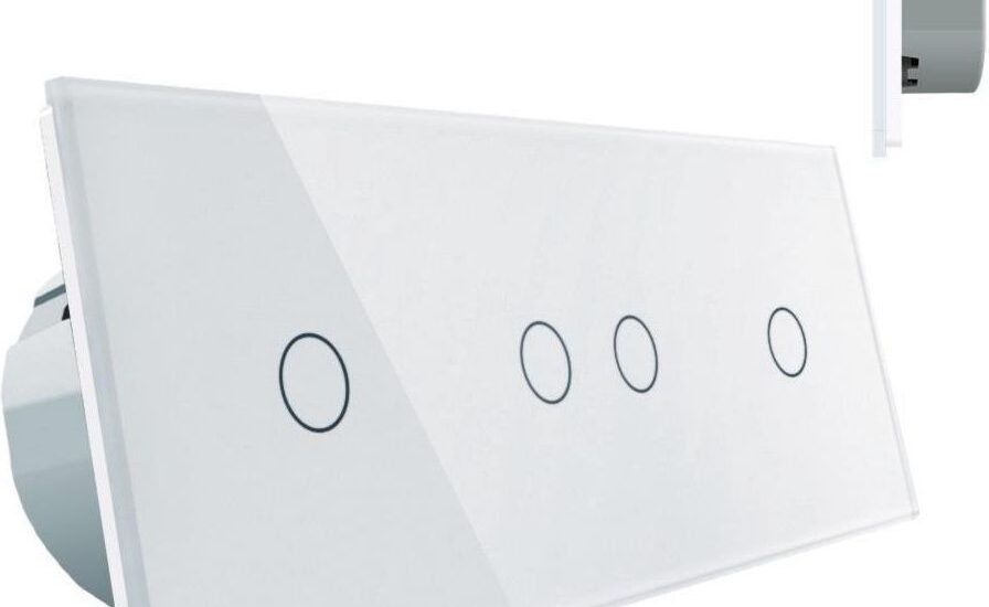 Livolo Włącznik Dotykowy Czterokrotny 1+2+1 B VLC7012161