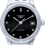 Longines Flagship Automatic Black Dial Diamond L42744576
