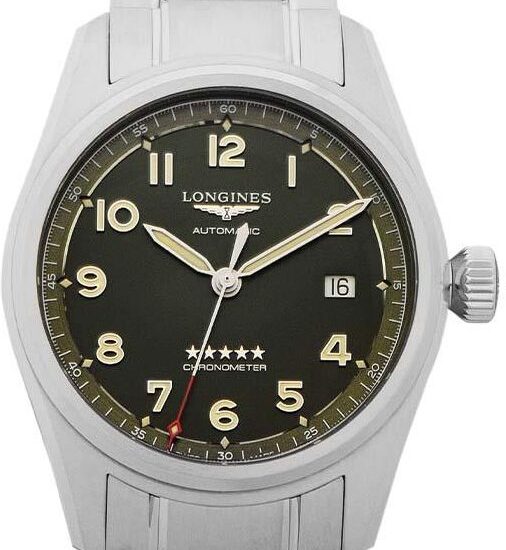 Longines Spirit Automatic Green Dial Stainless Steel L38104036