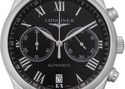 Longines The Master Collection Black/Steel 40mm L26294516