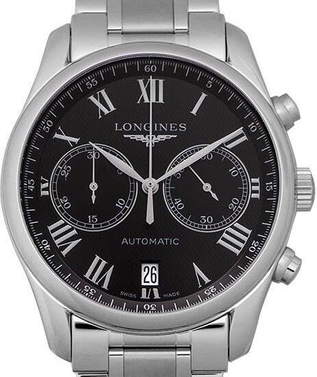 Longines The Master Collection Black/Steel 40mm L26294516