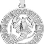 Lovrin Srebrna zawieszka 925 znak zodiaku Rak 1
