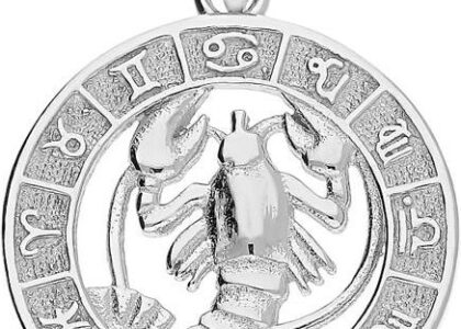 Lovrin Srebrna zawieszka 925 znak zodiaku Rak 1
