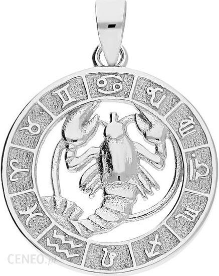 Lovrin Srebrna zawieszka 925 znak zodiaku Rak 1
