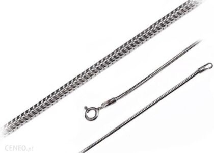 LOVRIN SREBRNY ŁAŃCUSZEK 925 LINKA 45 CM