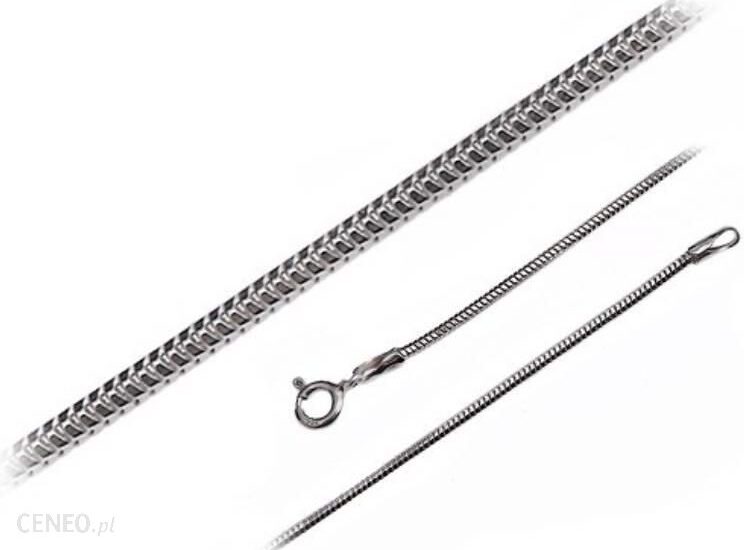 LOVRIN SREBRNY ŁAŃCUSZEK 925 LINKA 45 CM