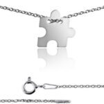 LOVRIN SREBRNY NASZYJNIK 925 CELEBRYTKA PUZZEL 1
