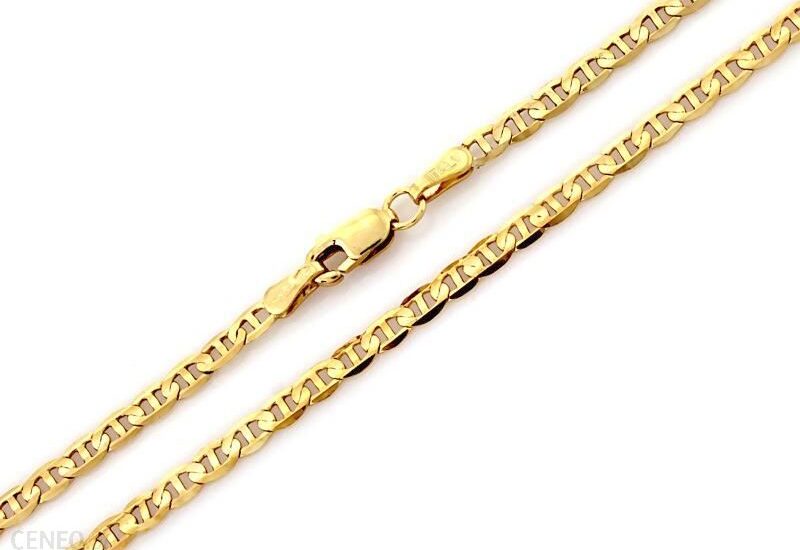 LOVRIN ZŁOTY ŁAŃCUSZEK MĘSKI 585 MARINA GUCCI 55 CM PREZENT 9.81G
