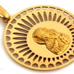 Lovrin Złoty medalik 585 Matka Boska Częstochowska 1
