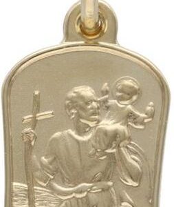Lovrin Złoty medalik 585 Św. Krzysztof komunia chrzest 1