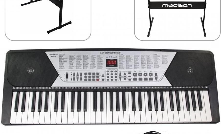 Madison Keyboard 61-Klawiszy Mek61128 W Zestawie Ze Statywem