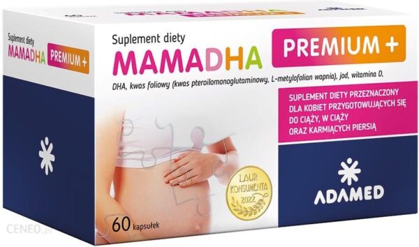 MamaDHA Premium + 60 kaps.