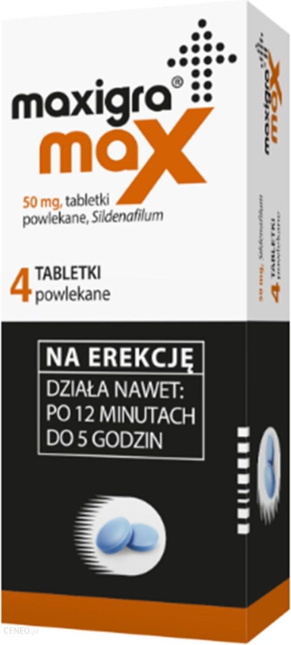 Maxigra Max 50 mg x 4 tabl