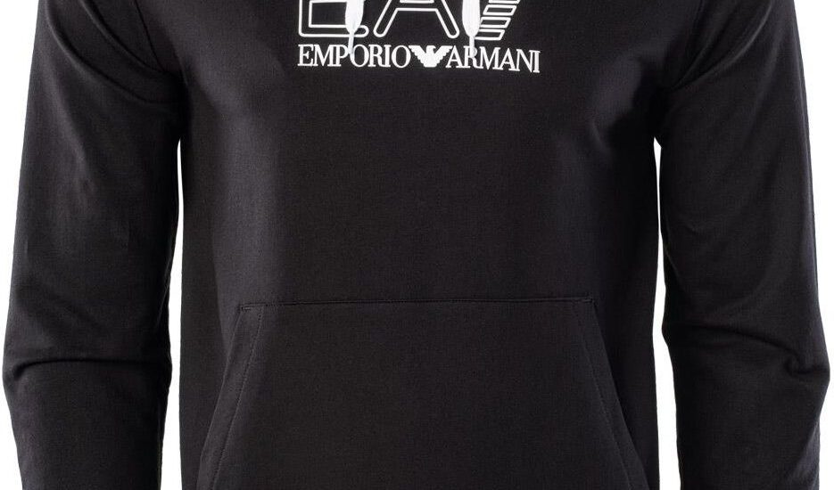 Męska Bluza EA7 EMPORIO ARMANI TRAIN VISIBILITY M HOODIE RN COFT 3LPM62PJ05Z1200