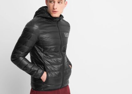 Męska Kurtka EA7 EMPORIO ARMANI TRAIN CORE ID M DOWN LIGHT HOODIE 8NPB02PN29Z1200