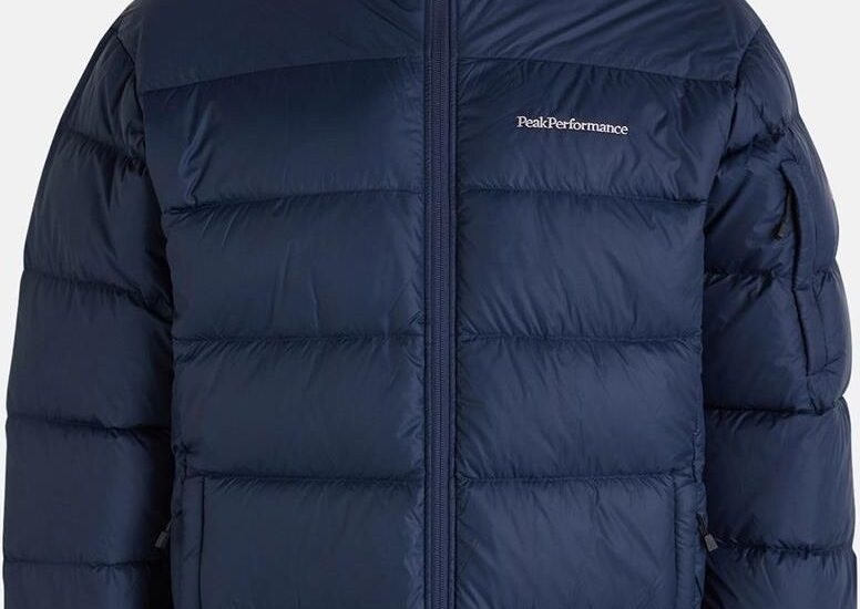 Męska Kurtka ocieplana Peak Performance Frost Down Jacket G77891040_2N3 – Niebieski