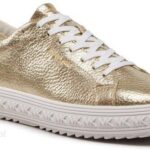 MICHAEL Michael Kors Sneakersy Glove Lace Up 43F2GVFS8L Złoty