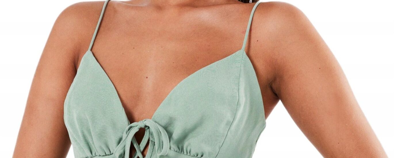 Missguided S72347 Dds Wiązany Top Ramiączka S